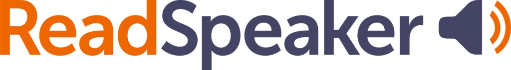 ReadSpeaker Logo – steht für die integrierte Text-to-Speech-Technologie in EVOLUTION³, die sichere und natürliche Sprachausgabe direkt im geschützten System ermöglicht.